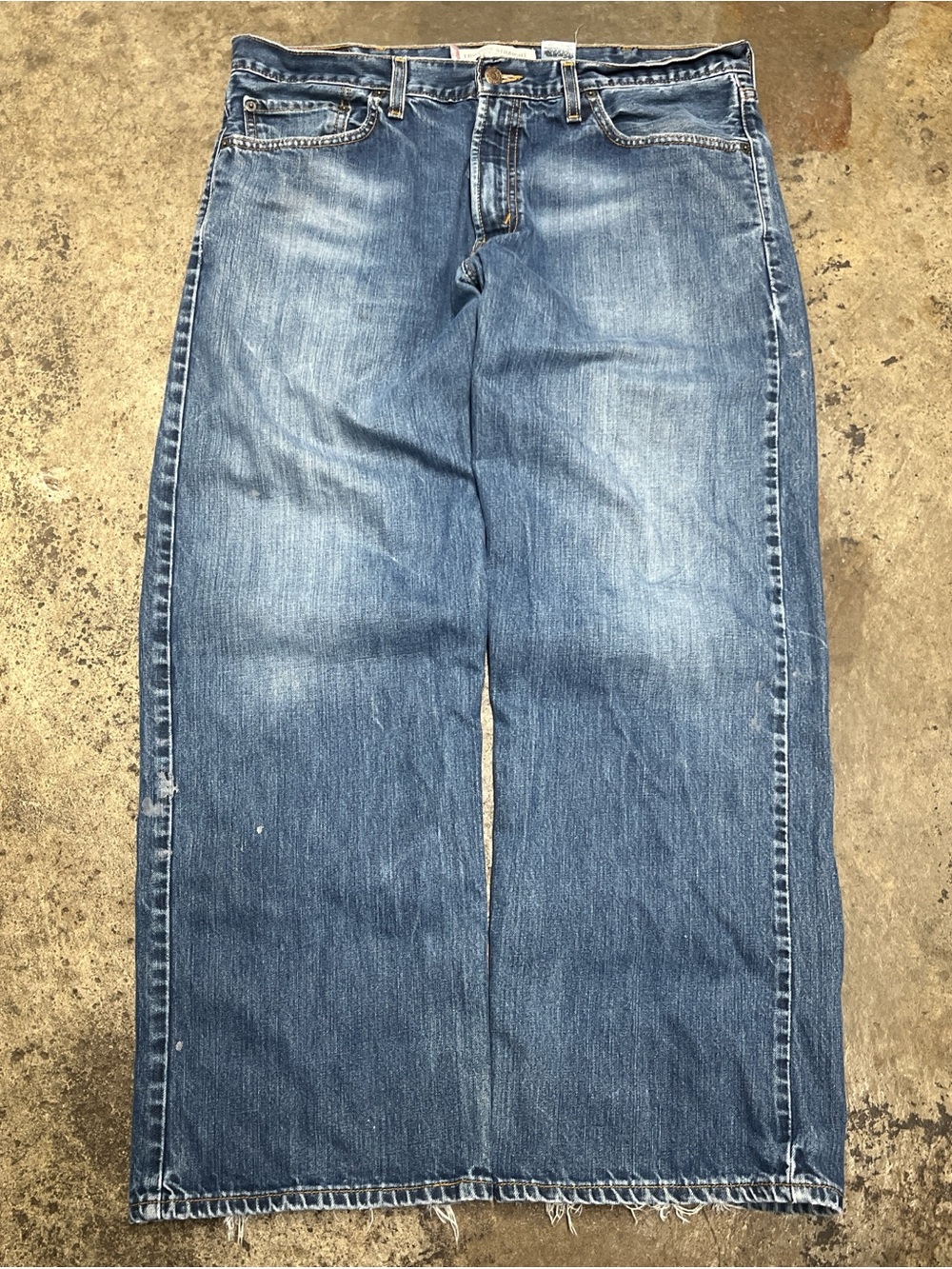 Y2K Levi’s 529 Straight Jeans Men’s 38 x 30 Light Wash Streetwear Casual Faded